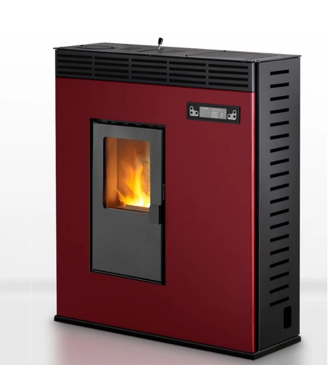 50/80mm Pipe Wood Pellet Hot Ducted Air Wood Pellet Stove For EU Market
