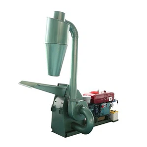 100-500KG/H hammer mill powered by diesel engine