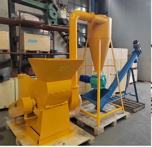 Vertical Hopper Wood Hammer Mill With Enhanced Steel
