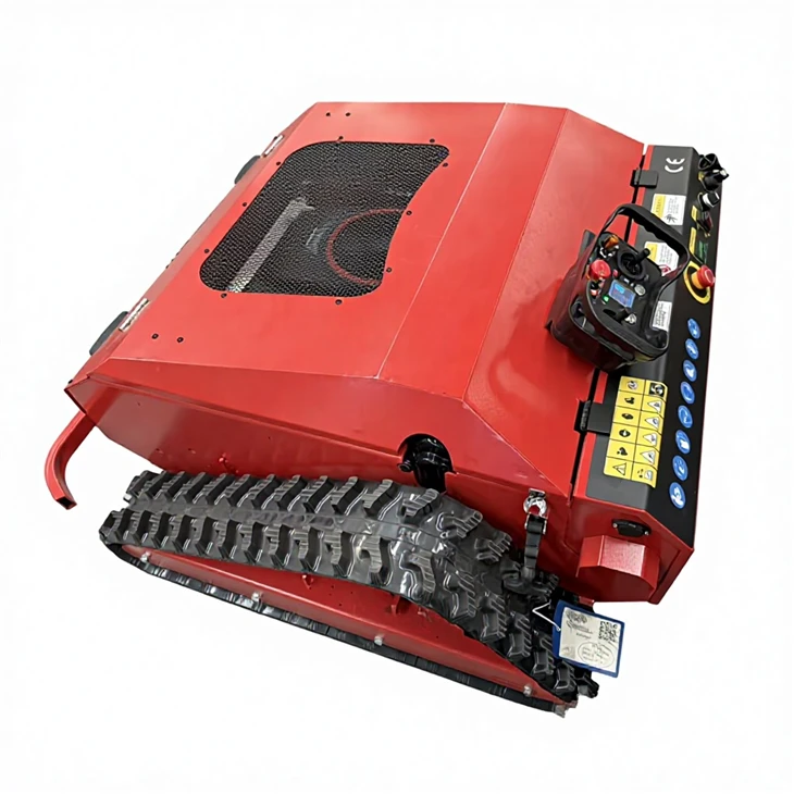 Tracked Remote Control Lawn Mower For Slope Mowing